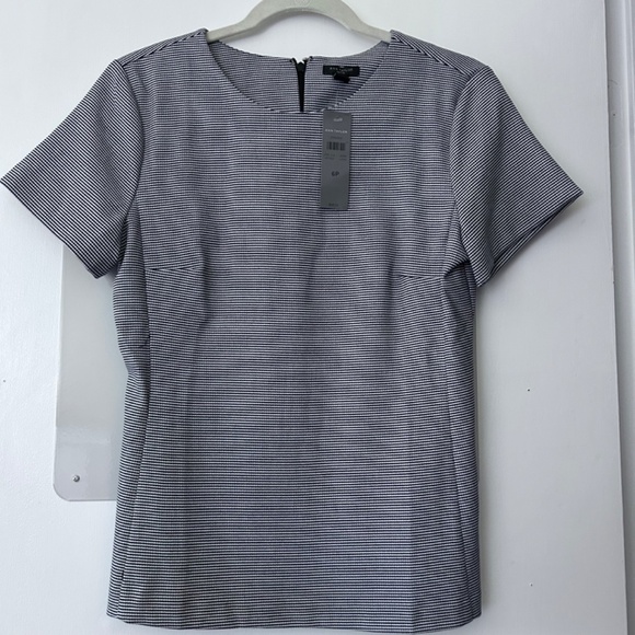 Black and white striped dress top - Picture 2 of 4